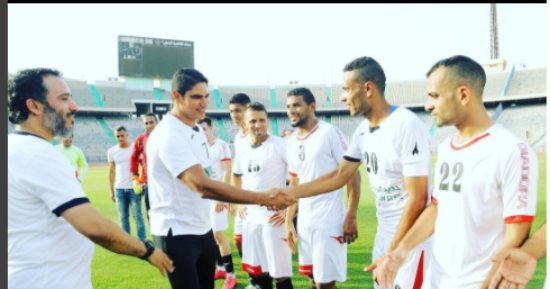 أبو هشيمة يشارك الفريق الوطنى للصم والبكم فى التدريبات النهائية قبل السفر للأولمبياد 
