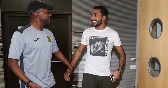 بالصور.. كهربا يشارك فى "حفل عشاء" مدرب اتحاد جدة بحضور رئيس النادى
