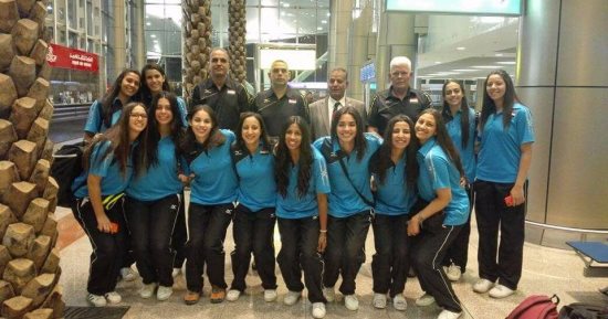 منتخب شابات الطائرة يتأهل إلى نهائى بطولة أفريقيا 