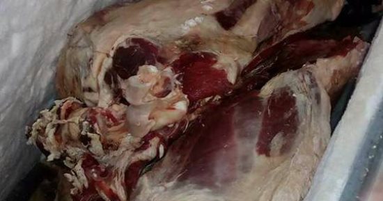 ضبط 171 كيلو من اللحوم غير صالحة للاستهلاك الآدمى بملوى بالمنيا