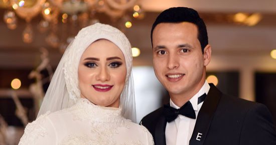 بالصور.. زفاف "عمر" و"إسراء" بحضور نجوم المجتمع والمشاهير