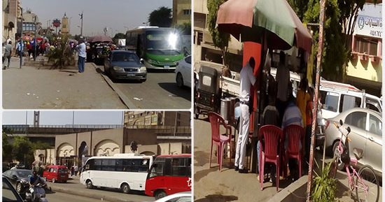 بالصور.. "دار السلام فى خبر كان".. المخالفات بالجملة.. مبنى رئاسة الحى محاط بالباعة الجائلين والإشغالات وعربات الأطعمة.. مقالب القمامة والمقاهى العشوائية فى كل مكان.. ورئيس الحى لا يرى لا يسمع لا يتكلم