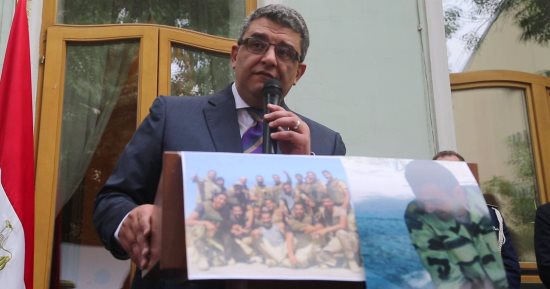بالصور.. صور أبطال رفح تزين احتفال سفارة مصر بروسيا بذكرى ثورة 23 يوليو