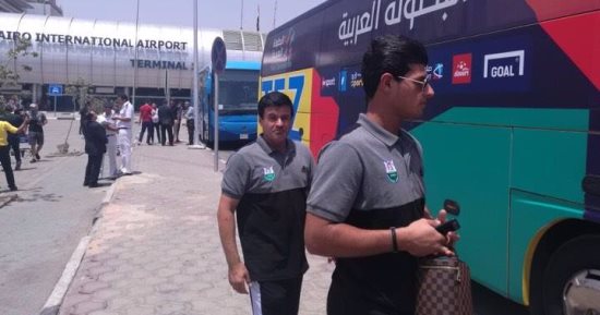 بالصور.. نفط الوسط العراقى يصل القاهرة للمشاركة فى البطولة العربية