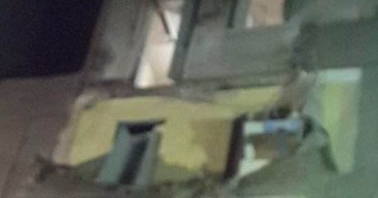 قارئ يرسل صورا لانهيار جزئى فى عقار بشبرا مصر