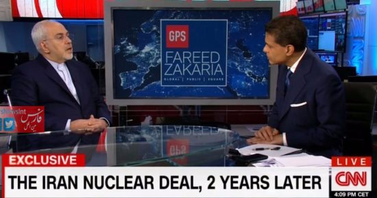 وزير خارجية إيران لـCNN: الولايات المتحدة انتهكت روح الاتفاق النووى