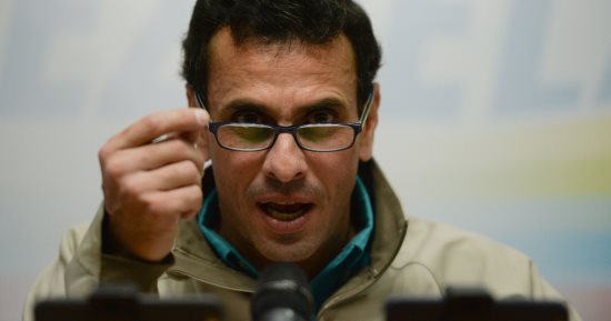 مرشح رئاسى سابق فى فنزويلا يعلن انسحابه من تحالف المعارضة