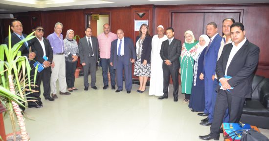 بالصور.. قنصل بريطانيا تزور الغرفة التجارية بالبحيرة لتعزيز التبادل التجارى