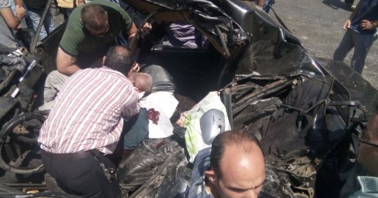 مصرع 5 أشخاص وإصابة 20 آخرين بحادث انقلاب أتوبيس بالعلمين فى الساحل الشمالى