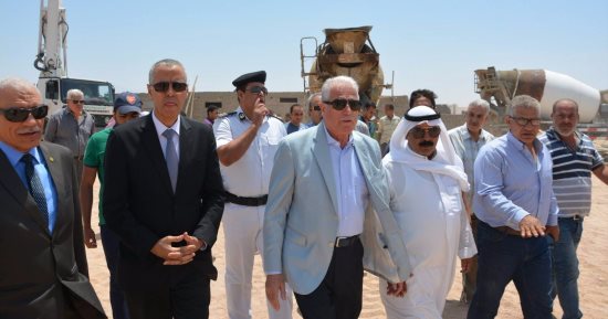 وفد بنك الاستثمار القومى يتفقد عدد من المشروعات التعليمية بجنوب سيناء