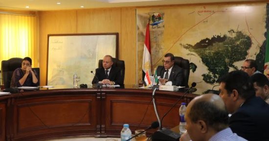 محافظ الفيوم يبحث التعاون المشترك مع الهيئة القومية للاستشعار من البعد