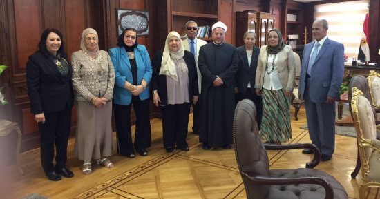 مفتى الجمهورية يزور رئيسة النيابة الإدارية لتهنئتها بالمنصب الجديد