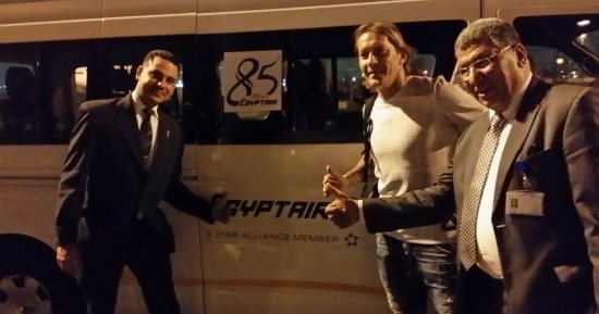 سالجادو مدافع ريال مدريد السابق يصل القاهرة للمشاركة فى دعم السياحة العلاجية
