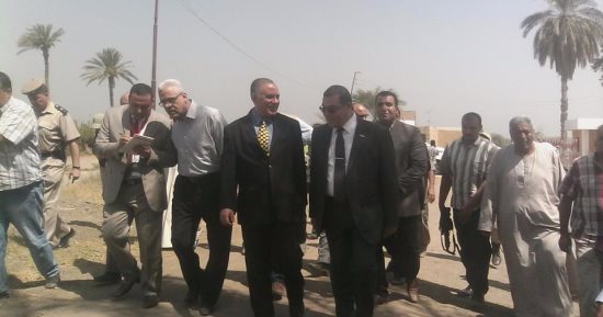  وزير الرى يصل الفيوم لافتتاح محطة تغذية بحر البشوات 