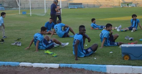 بالصور.. غزل المحلة يختبر مهاجم المنتخب الغينى