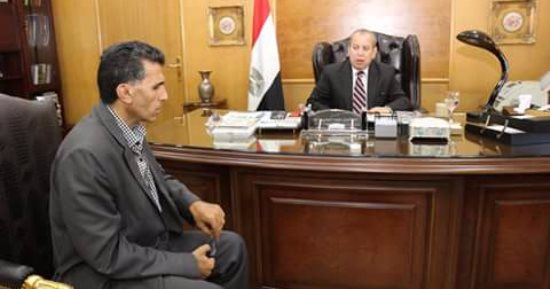 محافظ دمياط يلتقى مدير مستشفى الروضة ويشيد بدعم المجتمع المدنى له