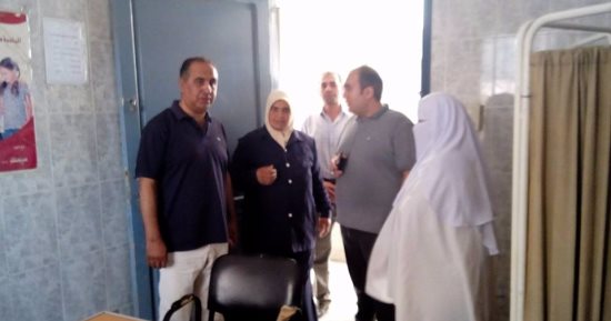 بالصور .. رئيس مدينة بركة السبع يتفقد الوحدات الصحية ويستمع لشكاوى المرضى  