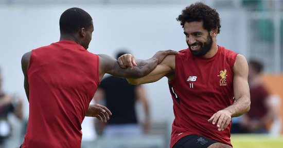 بالصور.. محمد صلاح يشارك فى مران ليفربول الأخير قبل لقاء ليستر سيتى