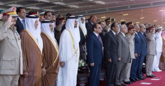 محمد بن زايد ينشر صورا من حفل افتتاح قاعدة محمد نجيب العسكرية عبر إنستجرام