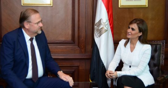سحر نصر تبحث مع منسق الأمم المتحدة تطورات إعداد إطار الشراكة الجديد حتى2022