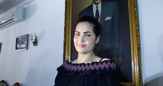 سما المصرى تظهر فى مقر اتحاد الكرة