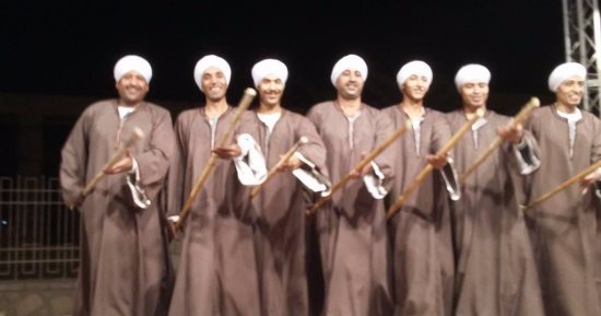 "سوهاج للفنون الشعبية" تقدم استعراضاتها فى الأقصر