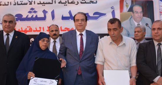 محافظ الدقهلية يشهد حفل تأبين طالبة الثانوية التى توفيت بسبب وعكة صحية