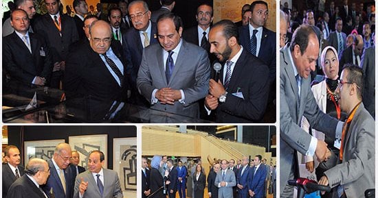 كواليس جولة السيسي يتفقد مكتبة الإسكندرية وإشادته بالصرح الثقافى