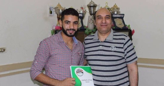 بالصور.. المنيا يجدد تعاقد ثنائى الفريق "أوشة والبلدوزر" 