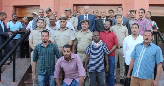افتتاح قسم شرطة أسوان الجديدة بحضور المحافظ ومدير الأمن