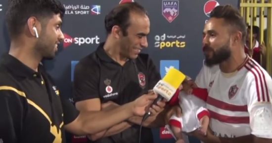 بالفيديو.. أصغر مشجعة زملكاوية تقتحم حوار مدير الكرة بالأهلى التلفزيونى