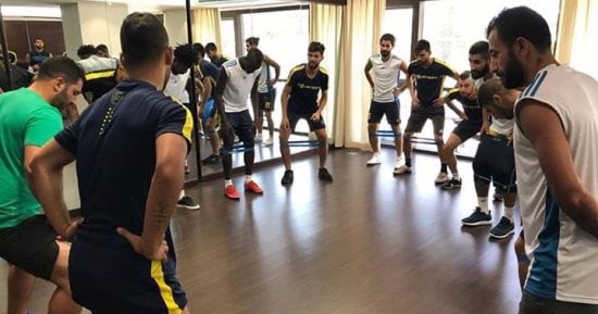 بالصور.. العهد فى الجيم قبل ساعات من مواجهة الزمالك بالبطولة العربية