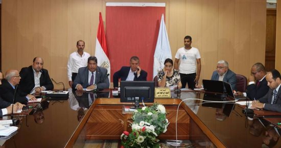 محافظ كفر الشيخ وممثلو "القومية للاستشعار": جارى رصد وتتبع الملوثات 