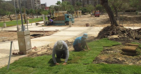 محافظة القاهرة: إنشاء 4 نافورات وشلال بحديقة الميريلاند ضمن خطة تطويرها