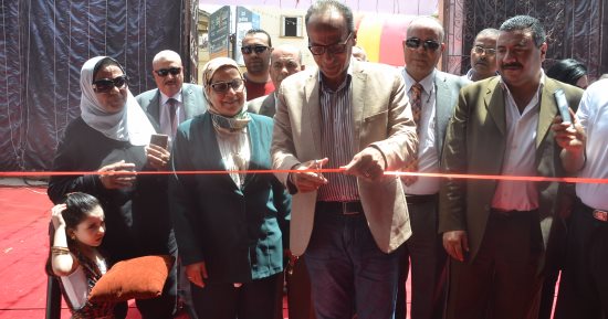 بالصور.. افتتاح معرض شبين الكوم الثالث للكتاب