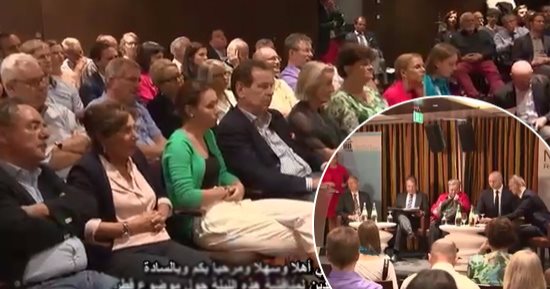 بالفيديو.. فضيحة دعم قطر للإرهاب عرض مستمر بالمحافل الدولية.. المعهد النمساوى ينظم ندوة بمدينة ميونخ عن جرائم الدوحة.. ويكشف: الإمارة تمول الانتحاريين والقاعدة والنصرة.. وتعتبر الإرهابى على الصلابى رجلها بليبيا