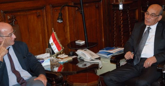 وزير الزراعة يبحث مع مسئول بالسفارة الإيطالية تفعيل منظومة التجارة الخضراء