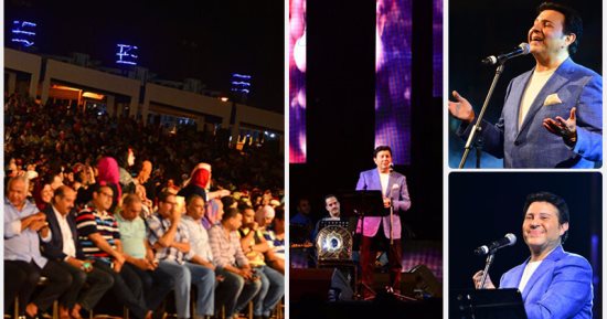 أمير الغناء العربى يشعل حفل نادى سموحة بالإسكندرية 