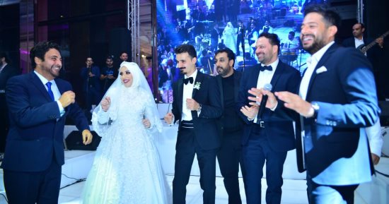بالصور.. نجوم الأغنية يشاركون حميد الشاعرى الاحتفال بزفاف ابن شقيقه