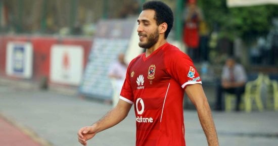 هشام محمد يشارك في مران الأهلى الجماعى بعد تعافيه من الإصابة