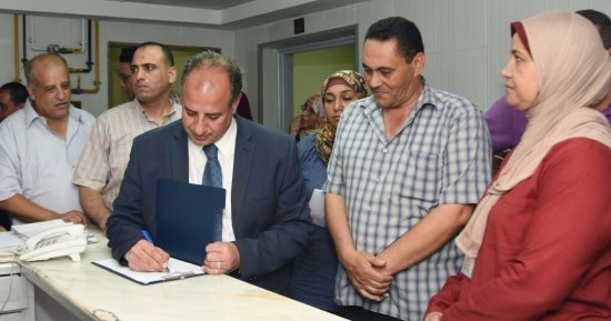 محافظ الاسكندرية يقوم بزيارة مفاجئة لمستشفى سيدي جابر التخصصي