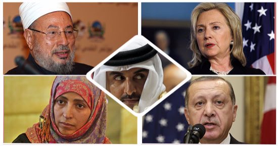 10رؤساء دول وشخصيات إرهابية حرضوا على إسقاط الدولة المصرية.. أبرزهم "تميم" أمير الإرهاب القطرى.. "أردوغان" ديكتاتور تركيا.. "هيلارى" صديقة الإرهابيين.."توكل كرمان" سيدة الإجرام الأولى.. "القرضاوى" مفتى الفتنة
