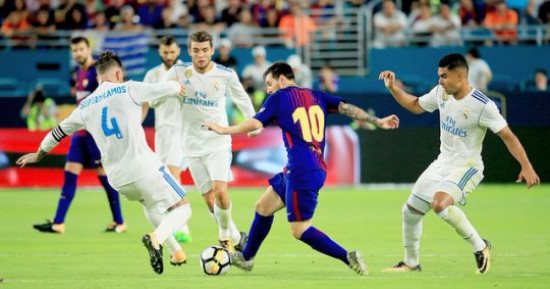 كلاسيكو ريال مدريد وبرشلونة فى الثانية ظهراً