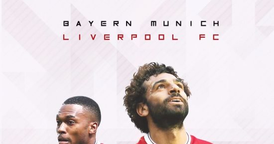 محمد صلاح يتصدر غلاف ليفربول الدعائى لمواجهة بايرن ميونخ