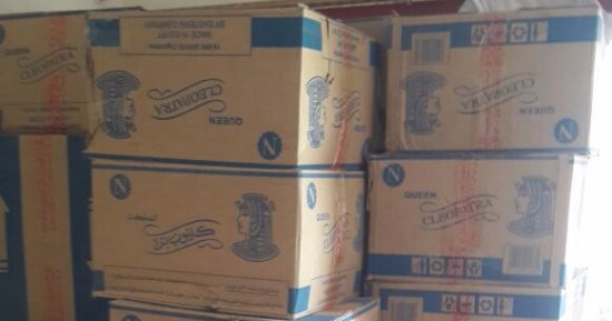 ضبط 17 ألفا و500 علبة سجائر مهربة بالسويس