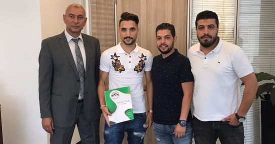 ظهير طلائع الجيش يوقع لبتروجت 3 مواسم