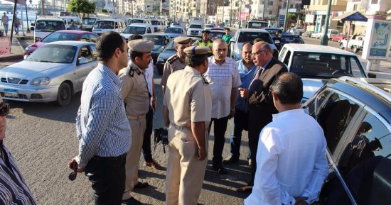 مدير أمن دمياط الجديد يتفقد الخدمات والأكمنة