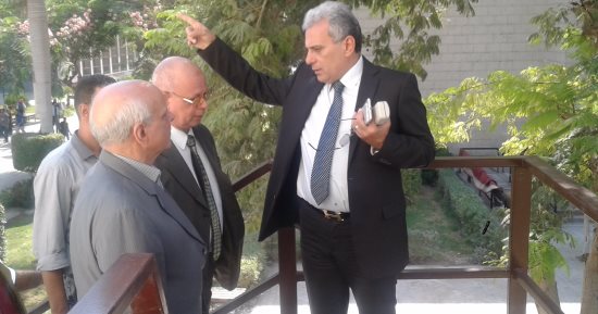 جابر نصار يفتتح أعمال تطوير بمسجد جامعة القاهرة