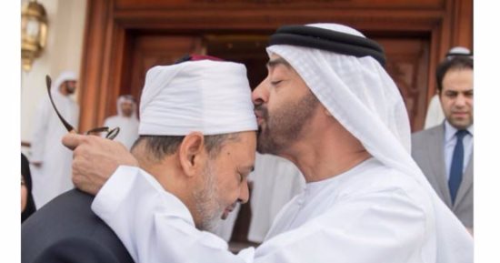 ولى عهد أبو ظبى يبحث مع شيخ الأزهر سبل تعزيز وإعلاء قيم التسامح والتعايش