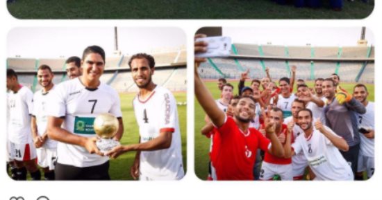 شاهد.. أبو هشيمة يشارك منتخب الصم والبكم احتفالهم ببرونزية أولمبياد 2017